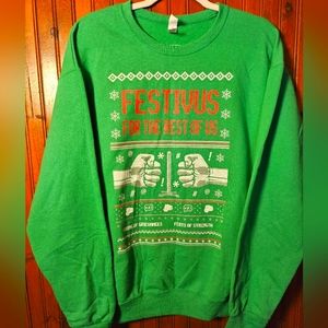 Green Festivus Sweatshirt